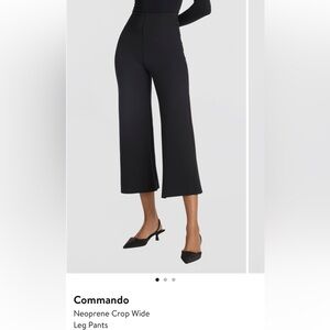 Commando Neoprene Crop Wide Leg Pants